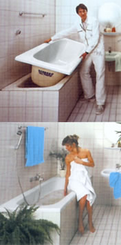 Wanne auf Wanne